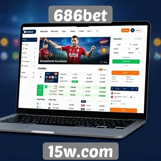 Análise da interface do usuário do site 686bet